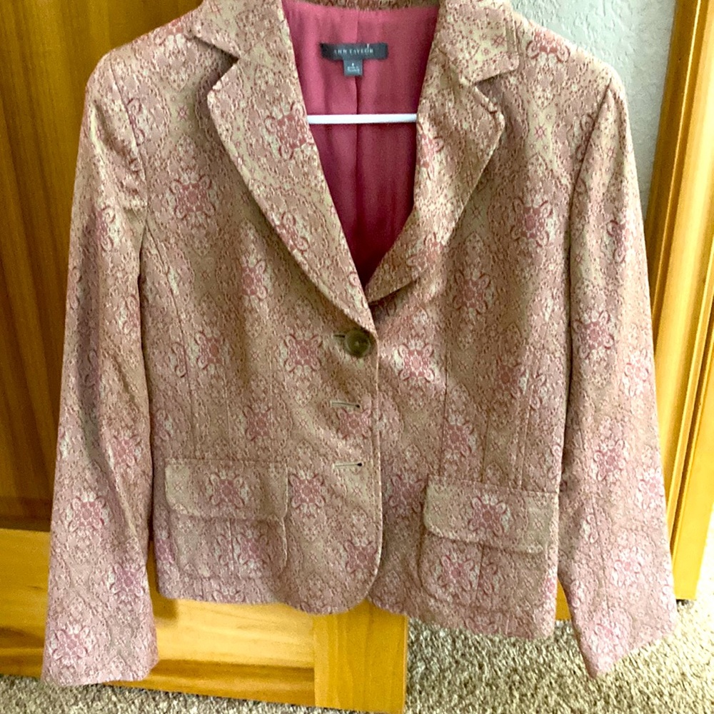 Ann Taylor Paisley Blazer